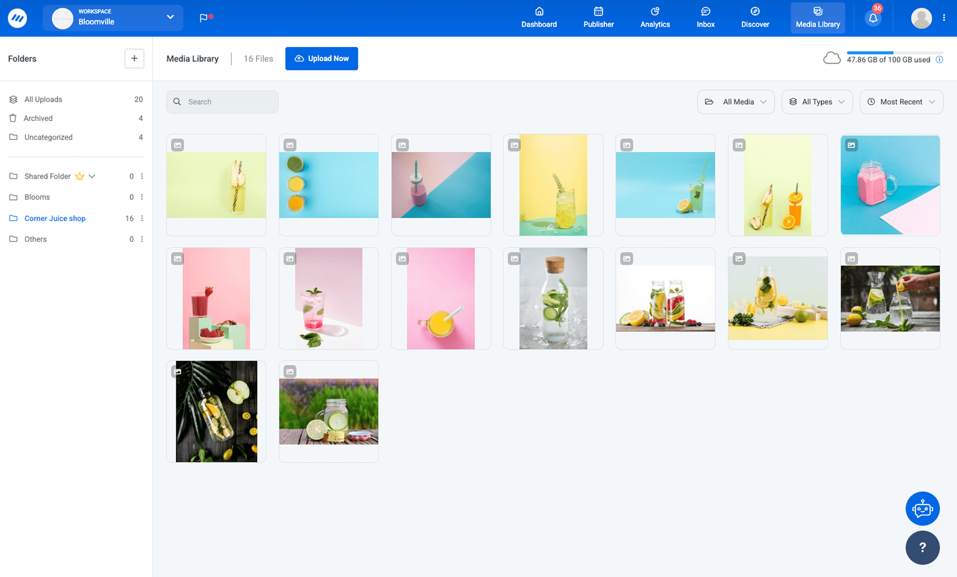 ContentStudio Dashboard