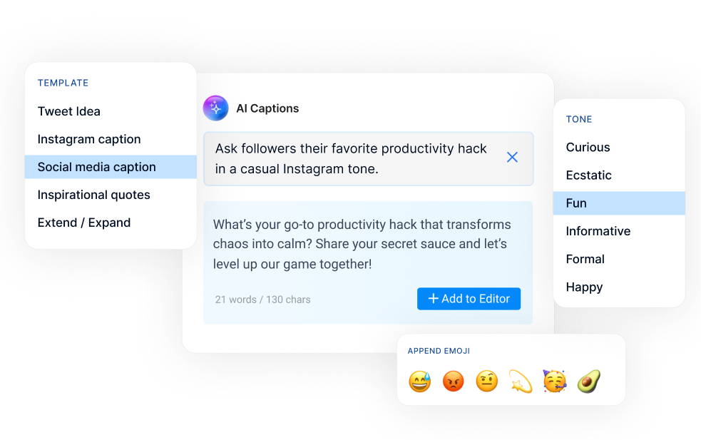 AI Caption Generation