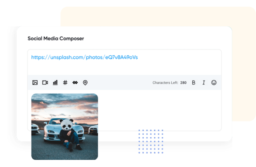 Post composition - social media content