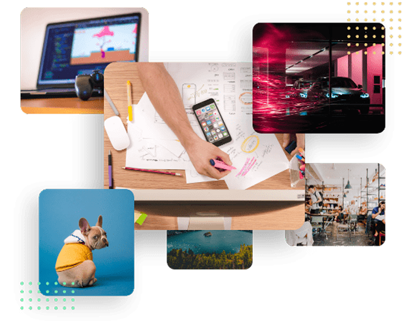 Share content - social media content library