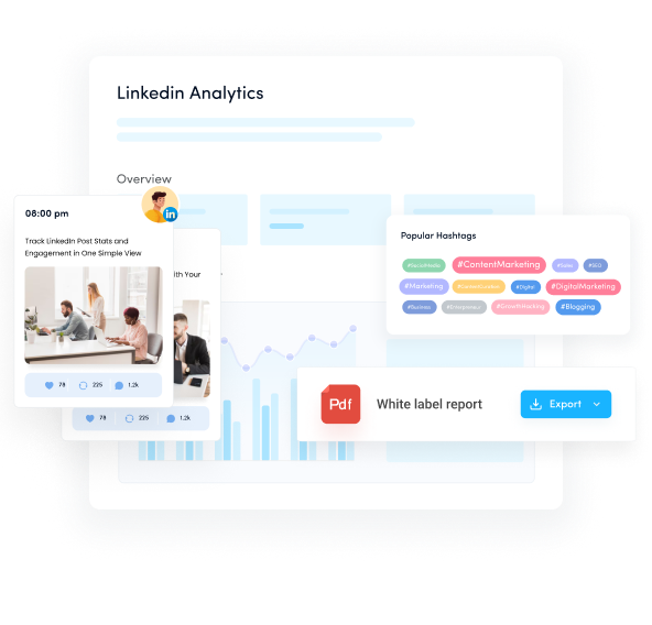 Linkedin analytics to monitor performance