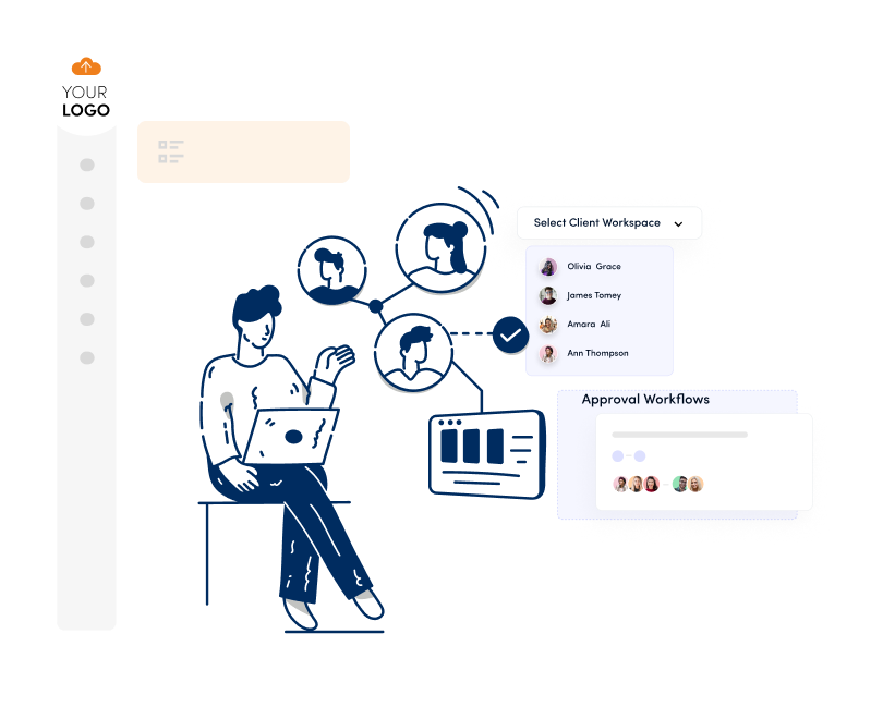 Strengthen client collaboration in dedicated workspaces