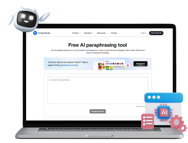 AI paraphrasing tool