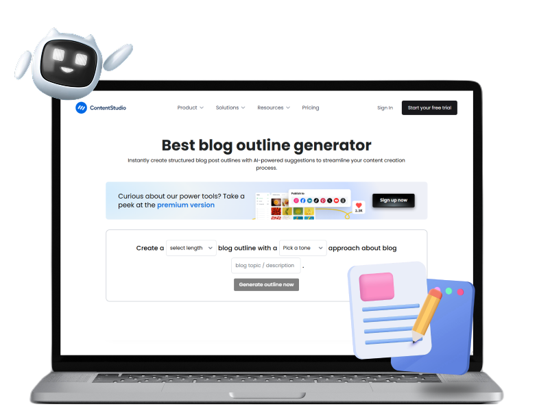 Blog outline generator