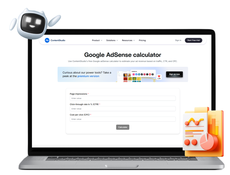 Google AdSense calculator